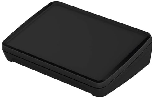 BOPLA BoPad ABS Pultgehäuse angeschrägt, Schwarz, 215 x 150 x 53mm