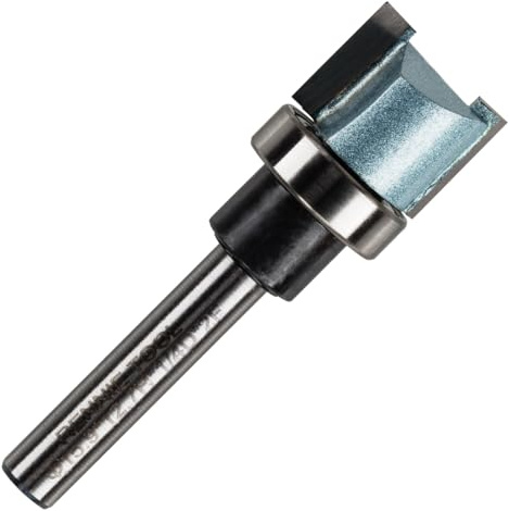Rennie Tool 15.9mm Cut x 12.7mm Flute x 1/4 Shank Guided Profile Router Bit | Tungsten Carbide Tipped. Ideal for Flush Trimming And Profiling. 5/8 Diameter Flush Trim Straight Router Cutter Bit.