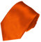 Lorenzo Cana - Orange Marken Krawatte aus 100% Seide Satinseide Einfarbig Uni - 84364