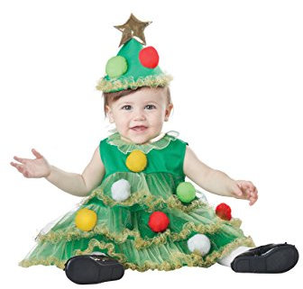 California Fancy dress costumes Womens Infant Christmas Tree Fancy dress costume 24 Months