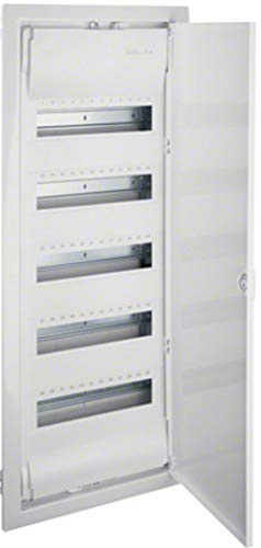 Hager Sistemas VH60EP VH-Serie ICP+PIA Einbaubox für die Wand, hohl, 5 Reihen, 60 m, mit Tür, Weiß
