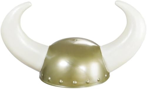 W WIDMANN MILANO Party Fashion, Viking Helm, authentisches Design mit Hörnern, optimaler Komfort, vielseitig für alle Anlässe, pflegeleicht, perfekt für einen beeindruckenden Look