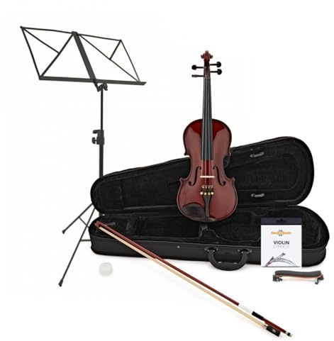 Student Plus 3/4 Violin Complete Pack by Gear4music, Natural