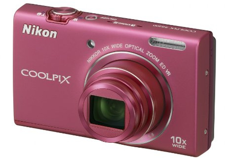 Nikon Coolpix S6200 Digital Camera - Pink (16MP, 10x Optical Zoom) 2.7 inch LCD