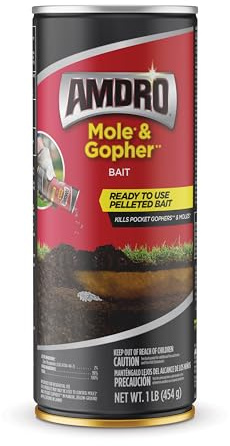 Amdro Mole & Gopher Bait 1 LB, 100510486, Black label