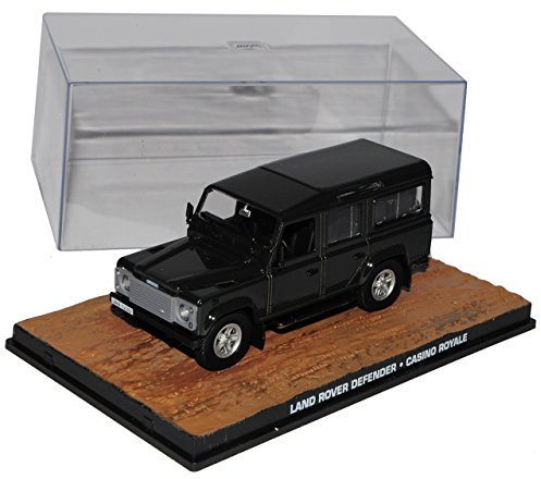 Ixo Land R*o*v*e*r Defender 110 Grün Casino Royal J. Bond 1/43 Modell Auto mit individiuellem Wunschkennzeichen