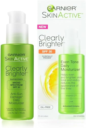 Garnier Skin Active Clearly Brighter Anti-Sun Damage Daily Moisturizer with Broad Spectrum SPF 30 2.5 fl. oz