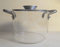 Glasspot Knindustrie pentola vetro borosilicato con coperchio cm.24 Designer Massimo Castagna 2014
