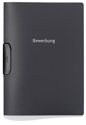Durable Bewerbungsmappe Duraswing Job für bis bis 30 Blatt A4 (25er Spar-Packung | anthrazit/grau)