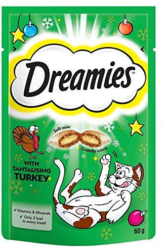 Dreamies Katzensnack mit Pute 6er Pack (6 x 60g)
