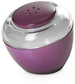 Omada Design Spargisale o Spargipepe Colorato, Tappo con Chiusura a Pressione, Lavabile in Lavastoviglie, Made in Italy, Linea Movida, Viola