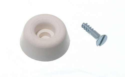 100 X WC-Sitz Möbel Gummipuffer Pads Weiß 3/4 Zoll 19mm