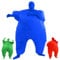 AirSuits Inflatable Fat Chub Suit Second Skin Fancy Dress Party Costume- BLUE
