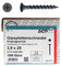 ACP Schnellbauschrauben Grobgewinde 3,9 x 25 mm - 1000 Stück, PH 2, Gipsplattenschraube Einganggewinde, phosphatiert