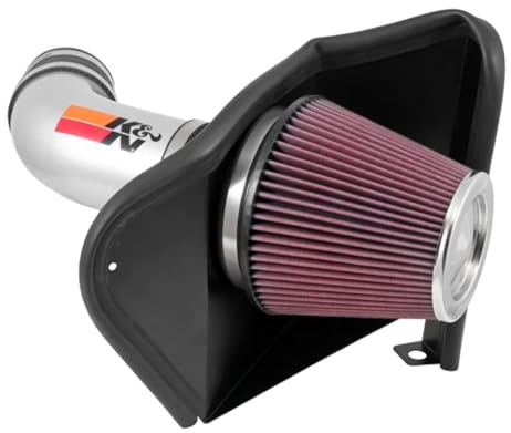 K&N Cold Air Intake System: High-Flow Air Filter, Increase Performance & Towing: Compatible with 2012-2023 DODGE/JEEP: Durango, Grand Cherokee, Grand Cherokee IV, 77-1567KS