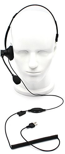 Overhead-Headset mit Boom Mic & VOX für Midland / Alan GMRS/FRS GXT250 GXT1000VP4 LXT500VP3 LXT380 LXT118 2-Wege-Radios 2-poliger Klinke