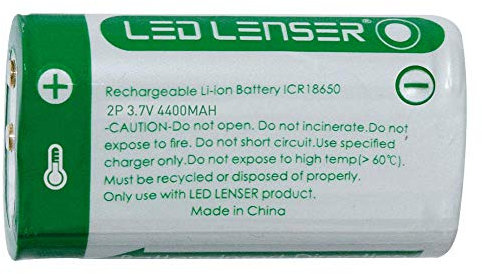 Ledlenser Premium LED Torch Accessories - H14R.2 Li-ion Rechargeable Battery 4400mAh, Compatible With Ledlenser LED 1000 Lumen H14R.2 Head Torch