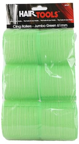 Hair Tools Cling Rollers. Self Grip Roller Set. Volume Rollers For Curling And Styling. Use On Wet Or Dry Hair. Salon Hairdressing Curlers For Long Or Short Styling (6 Pack x 61mm)