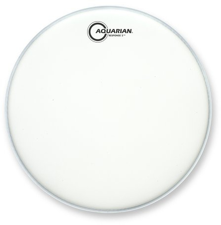 Aquarian TCRSP2-20 Response 2 Series - 20 inch Bass Drumhead - 2 Ply - Black Coated