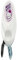 Pseudo 62316 - Campanello da Bici per Bambini, Hello Kitty, Colore: Bianco
