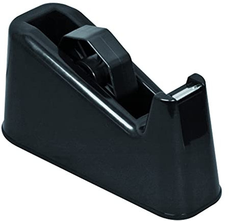 Raadhuis B2 Tischabroller Schwarz,standfester Klebeband-Spender für Klebebandrollen bis 66 m x 25 mm, RD-3836200