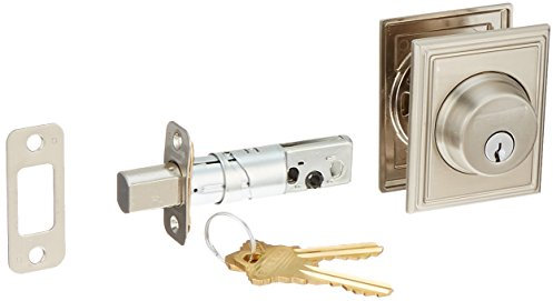Schlage Lock Company B60ADD619 Series Deadbolt Addison Rose Single Cylinder Deadbolt