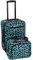 Rockland Set di valigie verticali Softside moda, Blu leopardato., 2-Piece Set (14/19), Set Bagagli