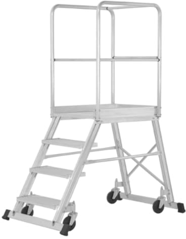 Podesttreppe fahrbar 1x4 Stuf. SH0,97m Hymer 688804