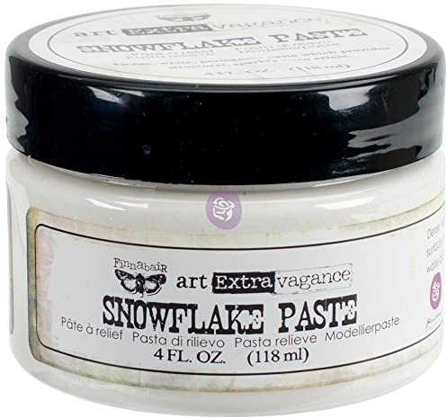 Prima Marketing 962906 Finnabair Art Extravagance Snowflake Paste 4oz