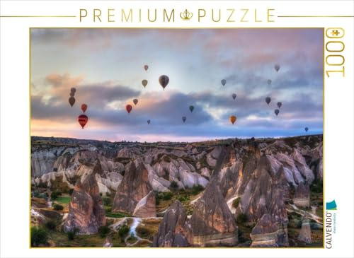 CALVENDO Puzzle Ballons über Kappadokien | 1000 Teile Lege-Größe 64 x 48 cm Foto-Puzzle für glückliche Stunden