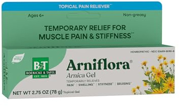 Nature's Way Boericke & Tafel Arniflora Arnica Gel, Temporarily Relieves Pain*, Swelling*, Stiffness*, 2.75 Oz (Packaging May Vary)
