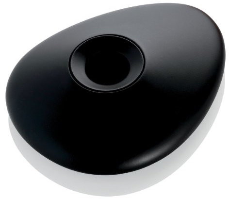 Alessi FM19 B Colombina Collection Portalume in Melammina, Nero