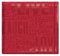 MBI 30,5 x 30,5 cm glänzendes Sammelalbum Live, Love and Laugh, Rot