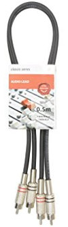 Chord | 0.5m Twin RCA Lead