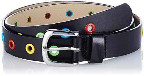 Playshoes Gürtel mit Bunten Nieten Apparel,Schwarz,70