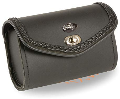 Milwaukee Leather Shaf International SH49907 Windschutzscheiben-Tasche, PVC, klein, Schwarz