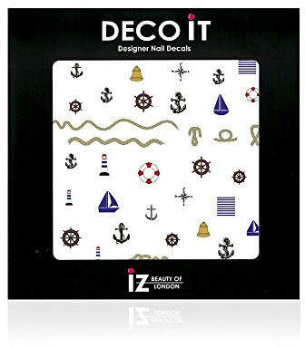 Nautical Nail Decals/Stickers by iZ Beauty LDN