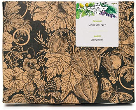 Varietà di menta - set regalo di semi con menta piperita, menta d'acqua e mentuccia - 3 varietà di menta
