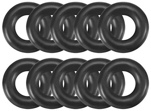 sourcing map 10St Metrische Nitrilkautschuk O-Ringe Dichtung, 9mm AD 4mm ID 2,5mm Breite