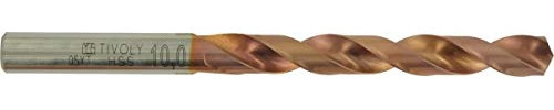 TIVOLY 11454110600 Foret HSS FUSIO rectifié cylindrique court FURIUS Pointe en croix diamètre 6 mm longueur 93 mm