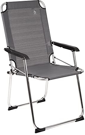 Bo-Camp - Stuhl - Copa Rio - Deluxe Comfort XXL - Grau - Grau