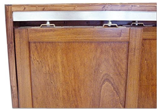 BINARIO 150cm - portata 40kg - PER PORTA SCORREVOLE BINARI A SCOMPARSA SCRIGNO