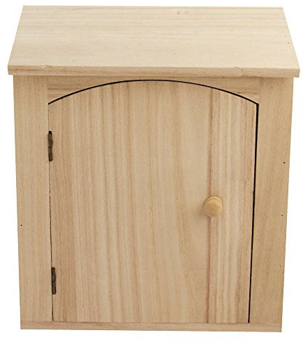 Rayher 62406000 Boîtes à Clés en Bois fSC Mix Credit 18 x 5 x 22 cm