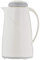 Helios Wave Thermoskanne-6h Hält Getränke heiß & kalt-Spülmaschinenfest-Leichter, robuster Kunststoffmantel-Ideal für Kaffee & Tee, Kunststoff, Weiß, 1 Liter