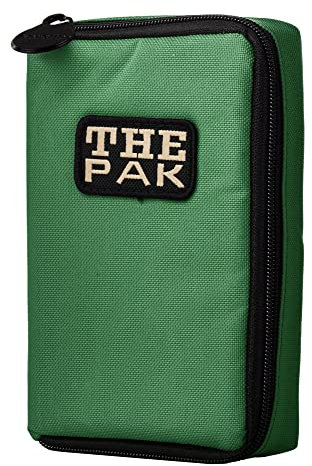 Karella Darttasche The PAK original, grün, Platz für 3 Dartsets, handlich und geräumig, Perfekter Schutz, Dartcase, Tasche für Darts