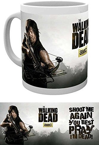Empire Merchandising 659187 Walking Dead Daryl Mug en céramique Taille Diamètre 8.5 cm Hauteur 9.5 cm