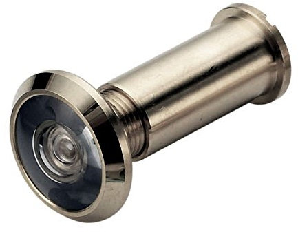 Spioncino porta grandangolo 180° raso colore sicurezza porta 35-60