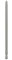 Bosch Professional Bit Extra-Hart für Pozidriv-Kreuzschlitzschrauben (PZ2, Länge: 152 mm, 1 Stück), Cranberry, 2607001588