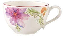 Villeroy & Boch Mariefleur Basic - Taza (porcelana Premium, 390 ml, altura de 7 cm) blanco/colorido