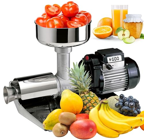 Reber Spremipomodoro Elettrico N.5 600W per Salsa di Pomodoro e Conserve